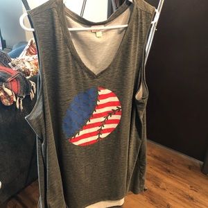 LuLaRoe baseball flag Kristina 3x